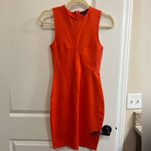 French connection bodycon mesh dress